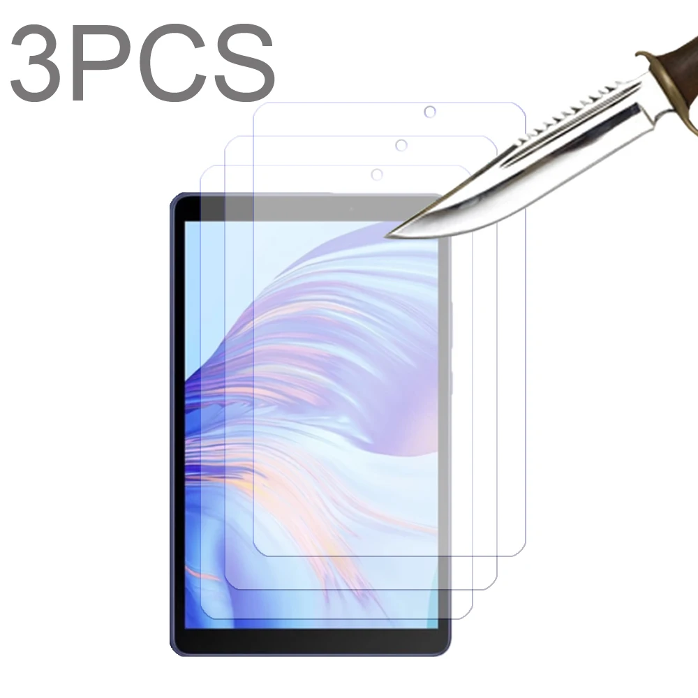 

3PCS Glass screen protector for Honor tablet X7 8.0 8'' tablet protective film 9H hardness anti-dust