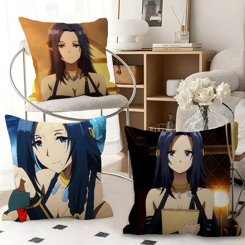 1pc Gamma The Eminence In Shadow Pillow Case Fashion Square Pillowcase Bedroom Sofa Room Ins Decoration Leisure