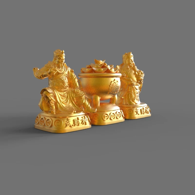 Cornucopia Personalized Keycap God of Wealth Personalized Keycap Creative Fortune Resin Material Mechanical Keyboard Cross Shaft