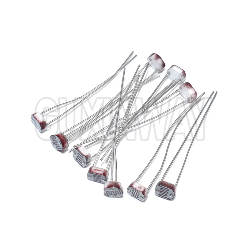 50 ชิ้น/ล็อต LDR Photo Light Sensitive ตัวต้านทาน Photoelectric Photoresistor 5528 5506 5516 5537 5539 GL5528 สําหรับ Arduino