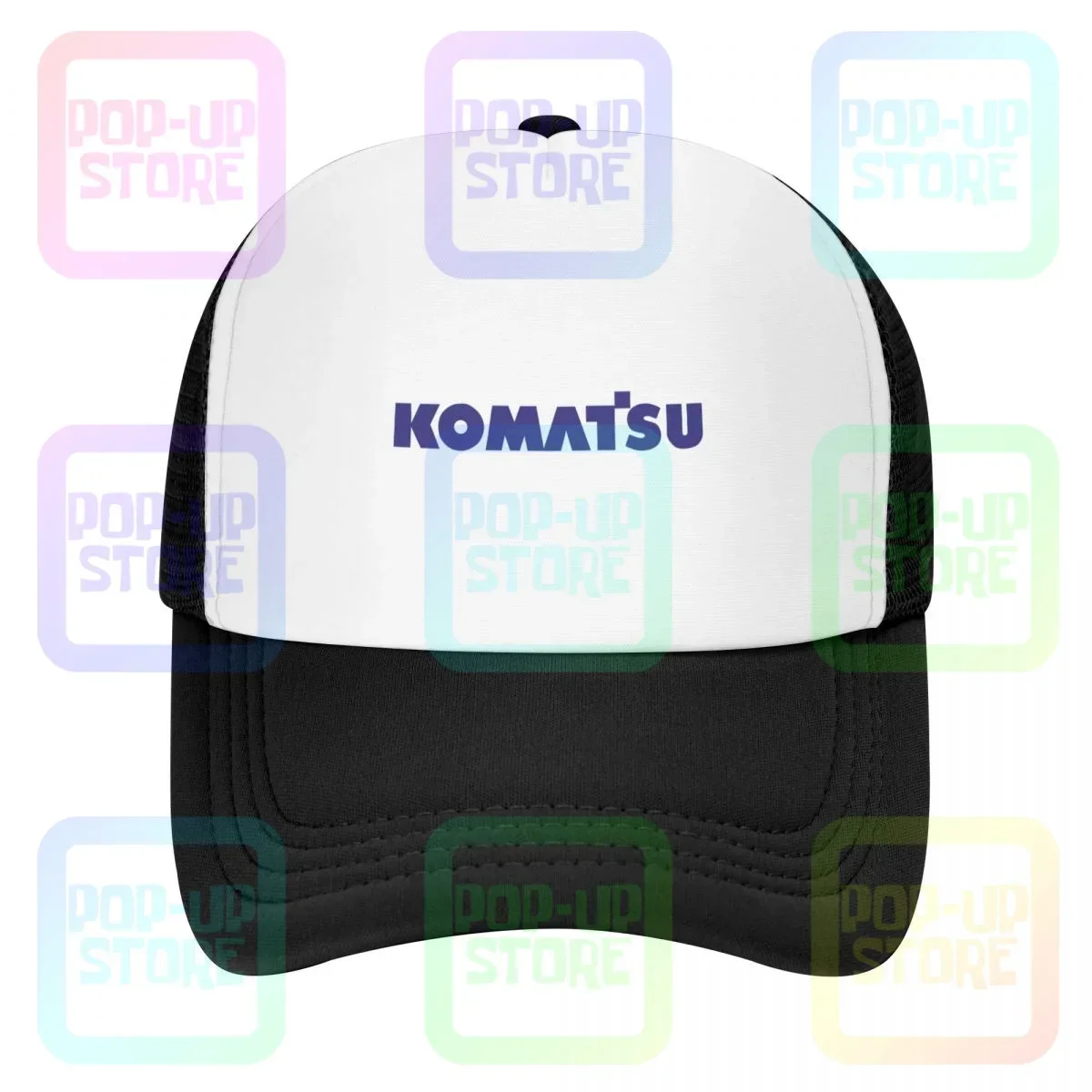 Komatsu Tractor Logo Emblema Coche Moto Gorra de béisbol Gorras de camionero Protector solar transpirable Todo fósforo Diseño de alta calidad