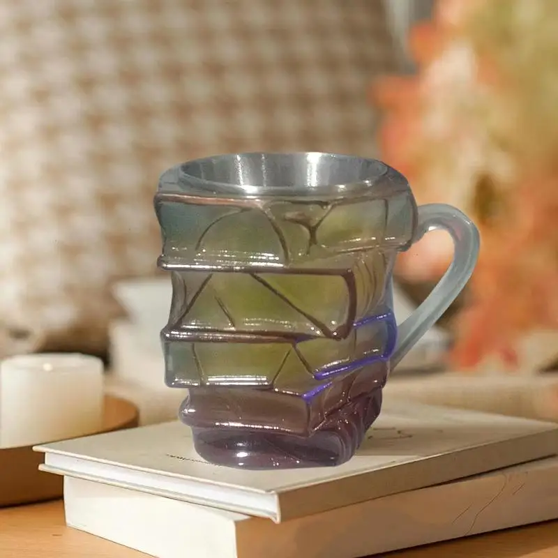 Book Coffee Mug Book Shaped Cup Literary Themed Novelty Drinkware For Birthdays Holidays Family Teachers Dining Table Restaurant