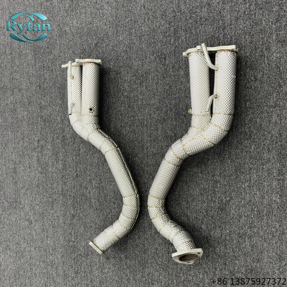 

Выхлопная система Rytan 304 из нержавеющей стали Valvetronic с прямыми трубами и даунпайпом для 718 GT4