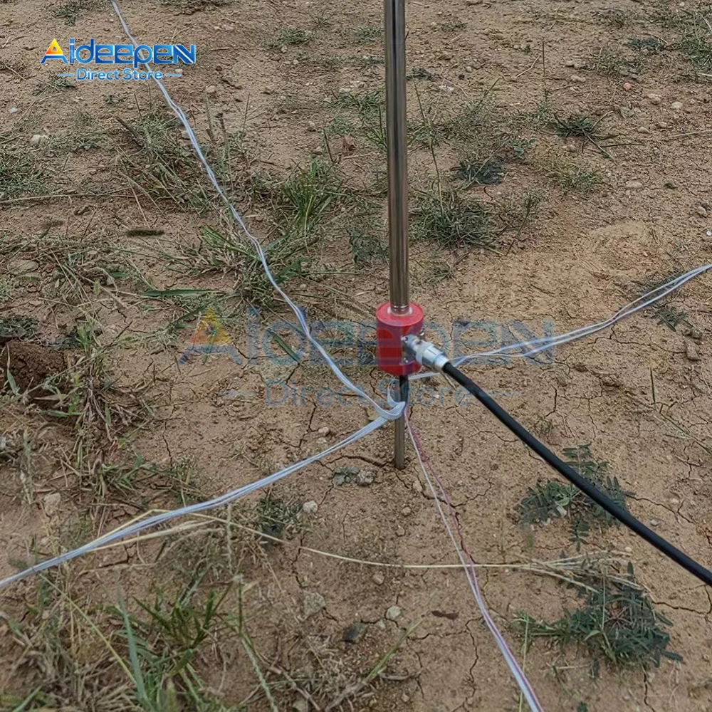 5M/16.4 FT QRP هوائي 14M-30MHz 300W-600W HF هوائي الفولاذ المقاوم للصدأ 1/4 الطول الموجي لراديو USDX QRP