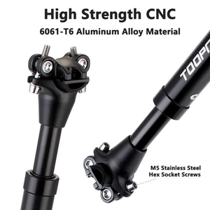 Tige de selle à suspension VTT 27,2/28,6/30,4/30,9/31,6*400 mm Tige de selle de vélo de vélo de route 45 mm à débattement Amortisseur amortisseur 10 meilleures ventes de moteur 2845 - No 8