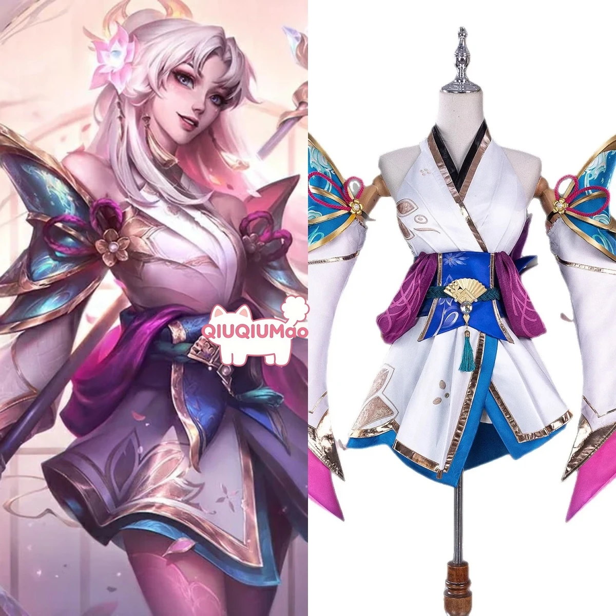 

LOL Game Anime Spirit Blossom Cosplay Costume Anime Lux Popular Role Playing Dress for Women Adult Comic Con Halloween Party