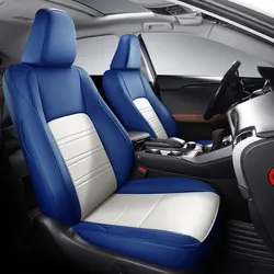 Custom Fit Car Accessories Seat Covers for 5 Seats Full Set Artificial Leather Specific for Lexus RX300 RX350 RX450 EX UX NX CT