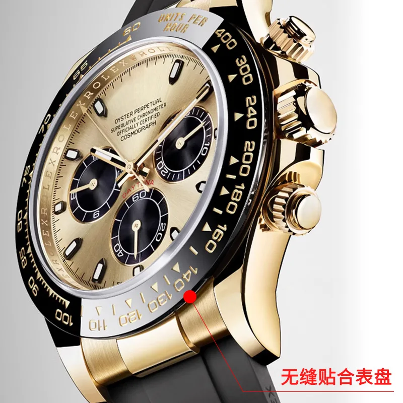 for Rolex Submariner GMT Daytona Stainless Steel Watchband Section Rubber Strap Daydate  Part Accessories Curved End Link 20mm