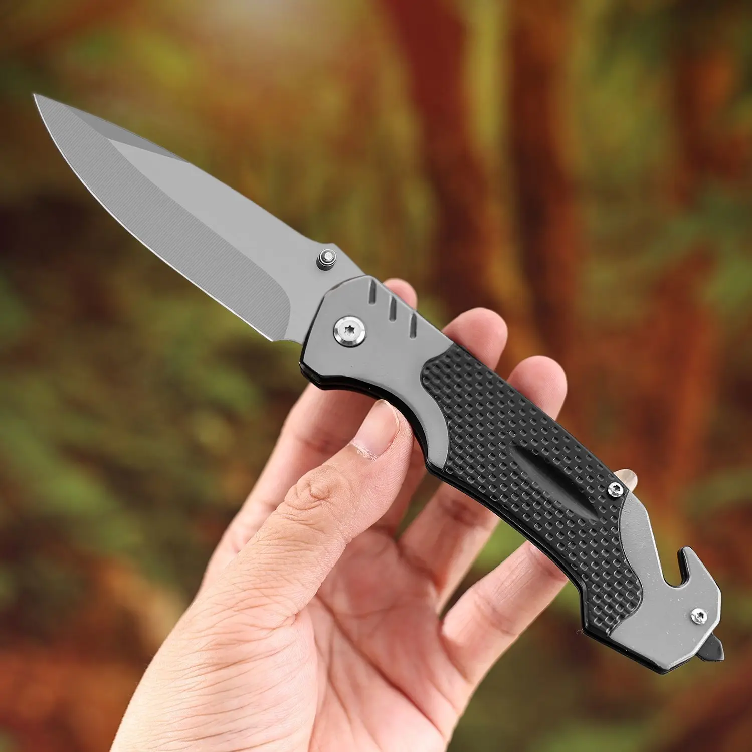 في الهواء الطلق متعددة الأغراض التكتيكية سكينة سرفايفل التخييم سكين للفرد الفولاذ المقاوم للصدأ سكين للفرد المحمولة جيب الدفاع الجيب #5