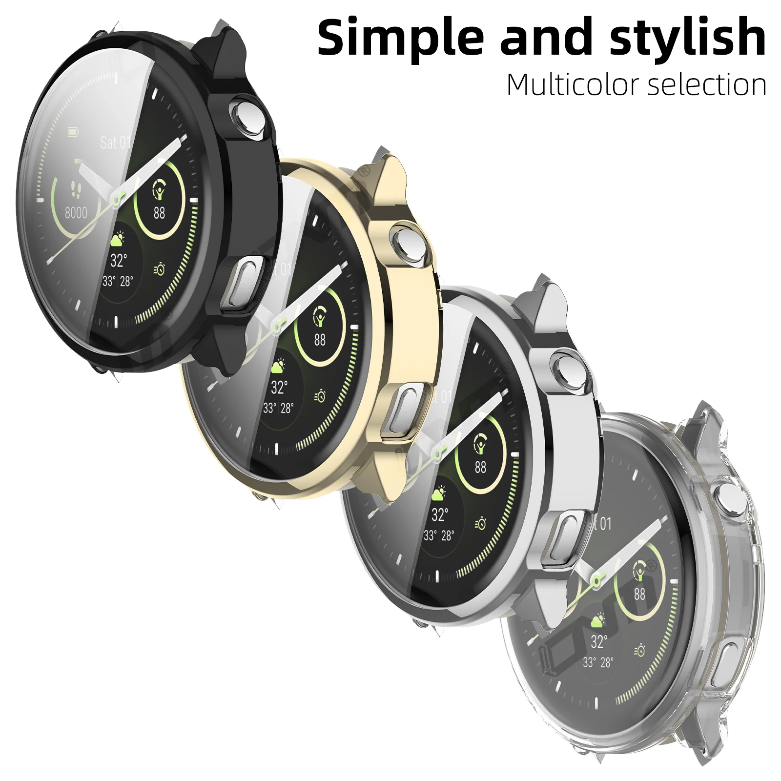 Garmin Venu 4 용 케이스 41mm 45mm 화면 보호기 케이스 Garmin Ve... - 5