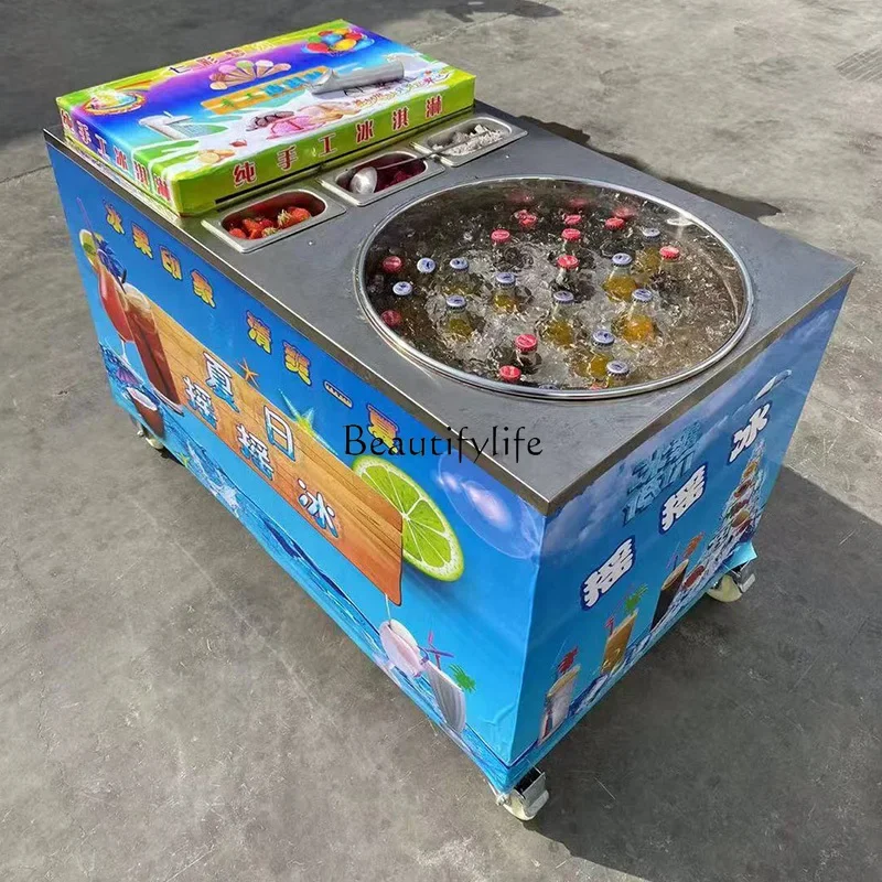 Máquina de batidos de coque de verano LShaker, puesto comercial, coche, refrigerante, helado de coque