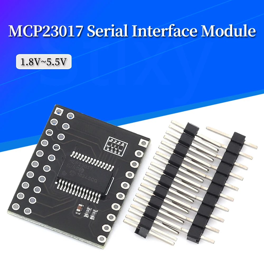 I2C to IO port module/MCP23017 serial interface 16 bit I/O port extender I2C IIC serial port