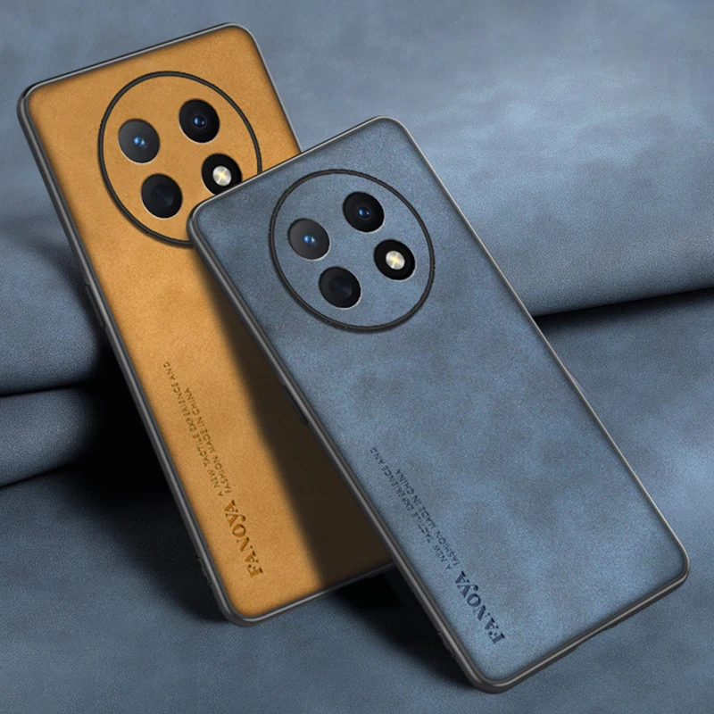Luxury PU Leather Case For Huawei Nova Y91 NovaY91 Cover Matte Full Protection Silicone Phone Case For Huawei Nova Y90 Coque