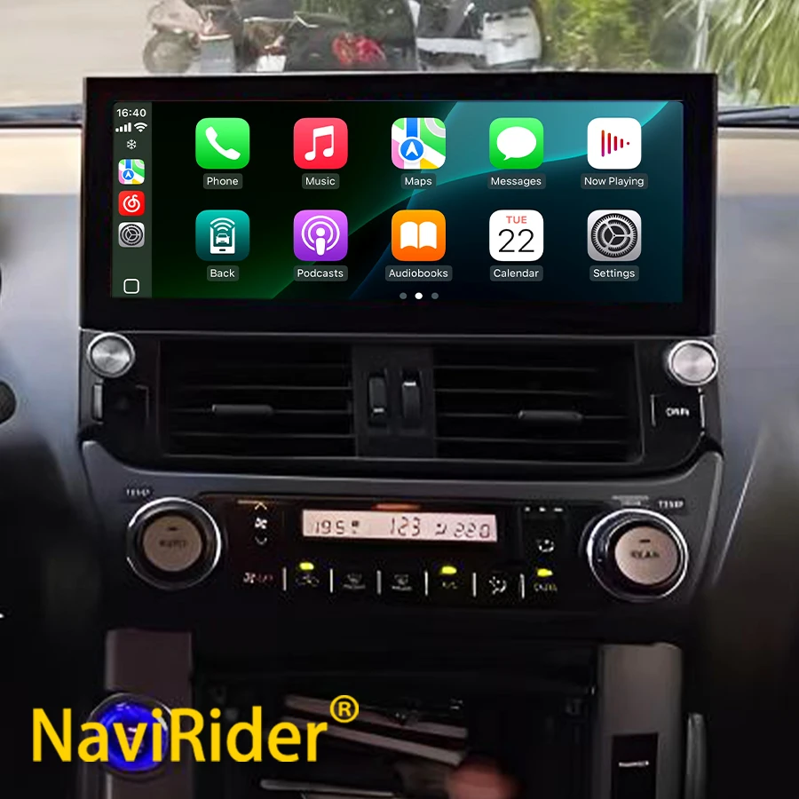 For Toyota Prado 150 2010-2017 Android Touch Screen Multimedia Video Player Navigation Car Radio Carplay Stereo Head Unit 12.3