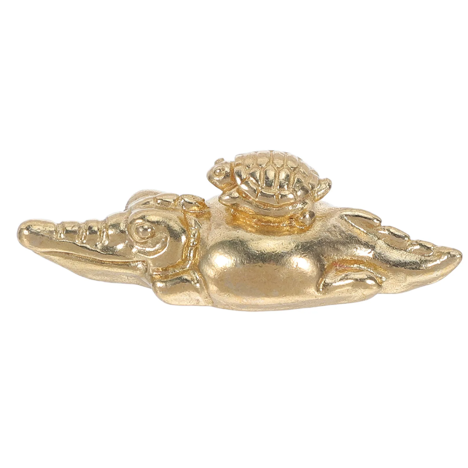Brass Turtle Riding Alligator Cabinet Pull Handle Vintage Decorative Drawer Knob for Kitchen Bedroom Wardrobe Beach Theme Retro