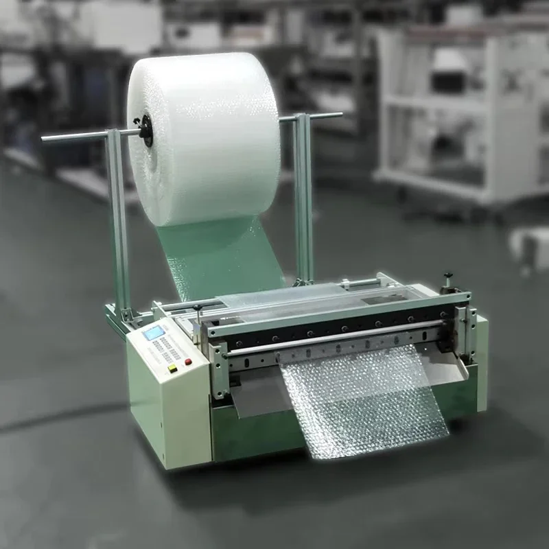 HQ-400 Smart Cutting Machine Programmable Length Control Non-Stop Operation Leather PVC Plastic Sheet Cutter