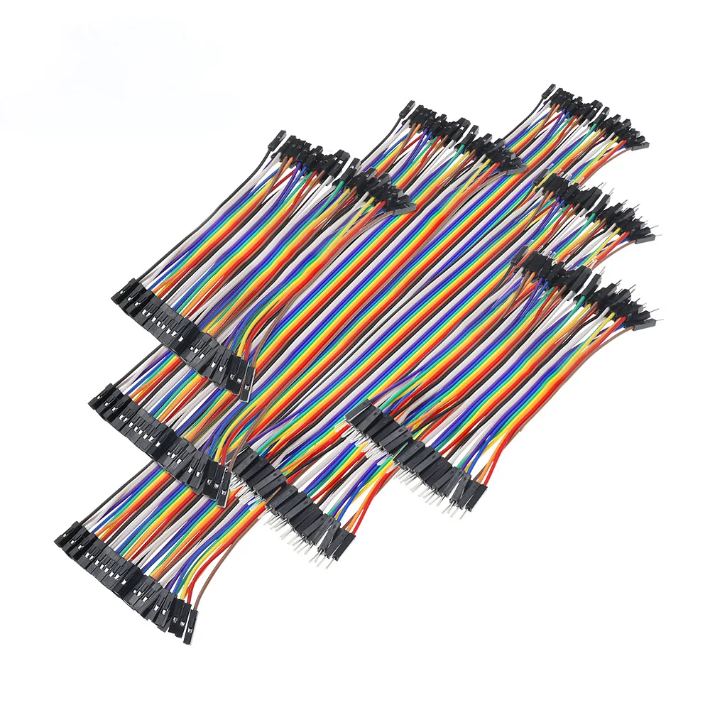 2pcs 40pin Colorful DuPont Wire Female to Female/Male to Female/Male to Male 10/20/30CM Solder-Free DuPont Wire