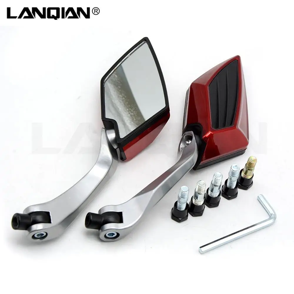 For Honda MSX125 MSX 125 PCX 125 150 CBR 600 F4 F4i CB600 HORNET CB650F 8MM 10mm Motorcycle Mirror Side Mirrors Rear View Mirror