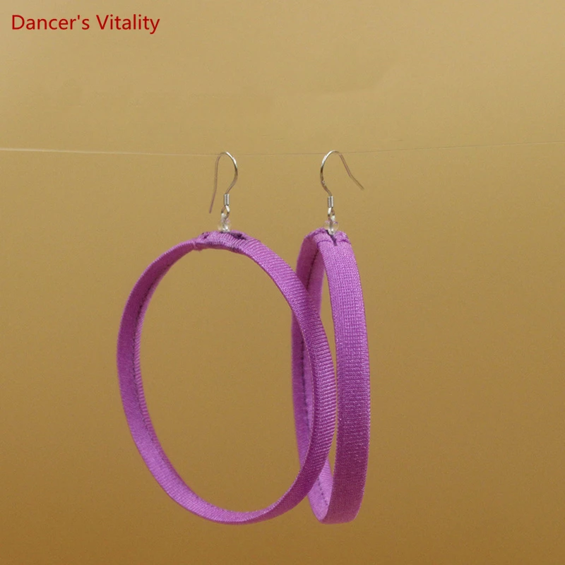 Accessori per prestazioni Standard nazionali di danza latina per le donne orecchini da competizione di danza Rumba Chacha orecchini per bambini