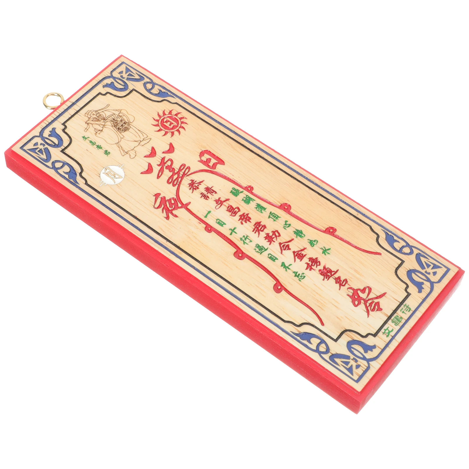

Feng Shui Ornaments Peach Wood Brand Red Chinese Pendant Wooden Home Decorations