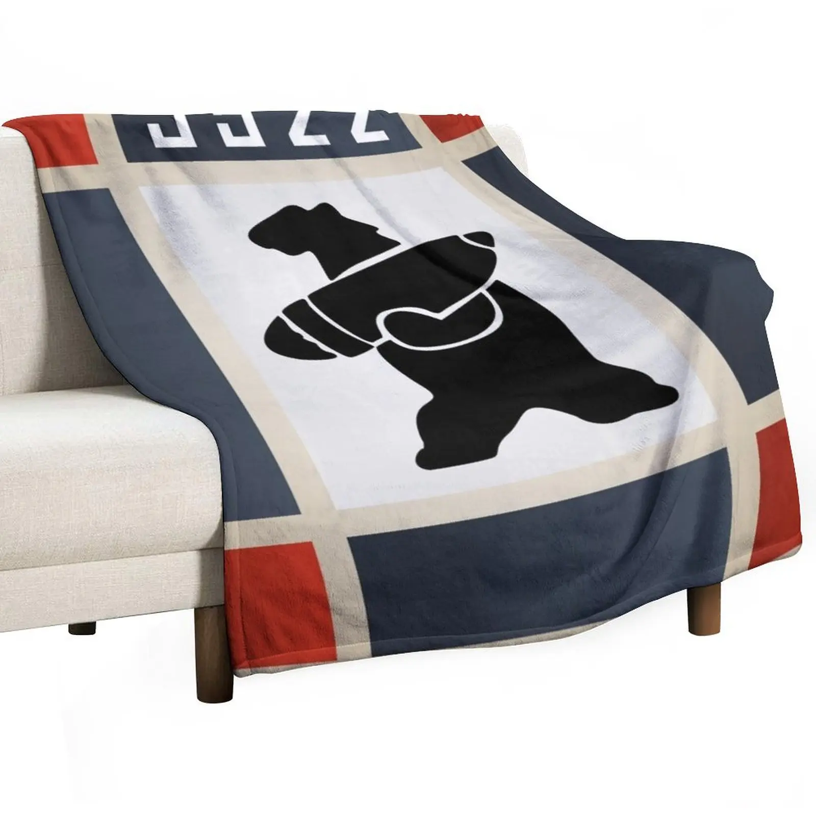 Wojtek the bear (Polish Soldier Bear) - Company Banner Throw Blanket For Baby warm winter Blankets