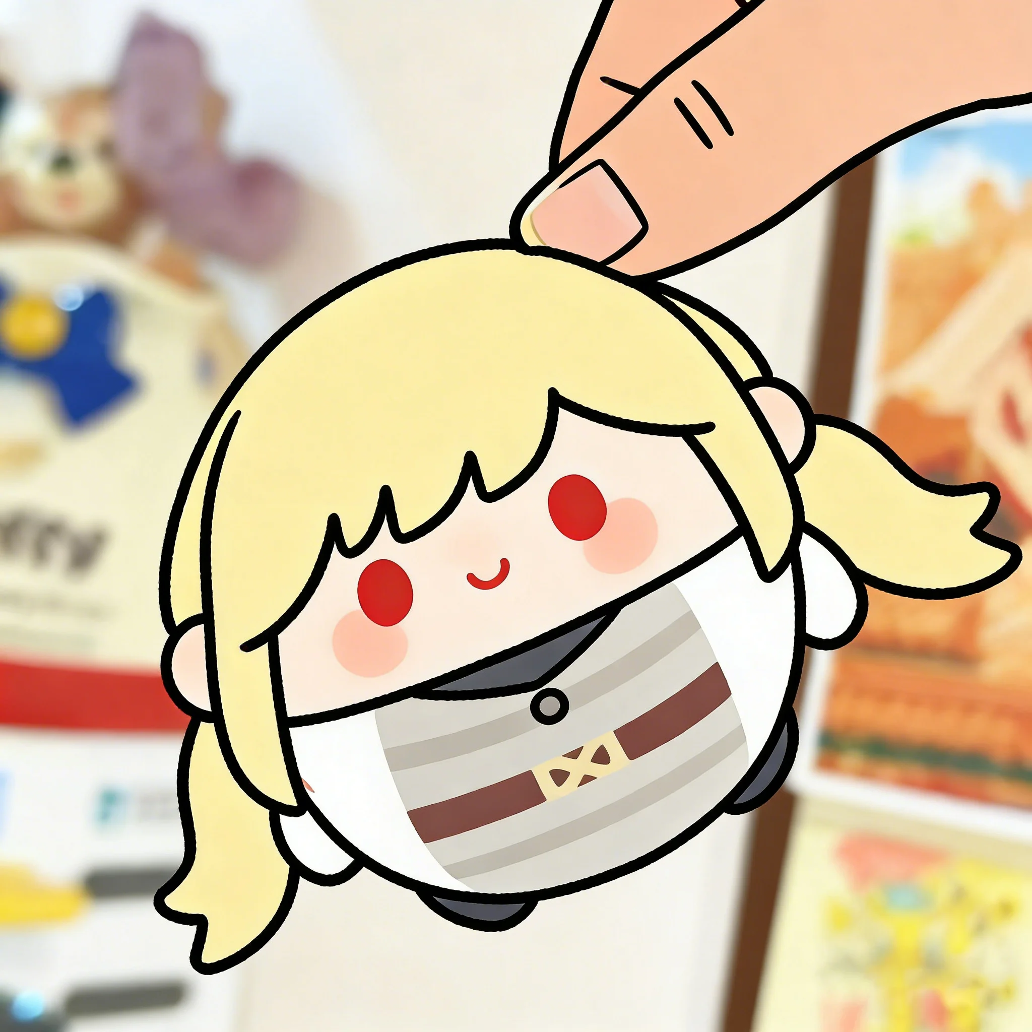 

HOSHINO ICHIKA Tenma Saki Mochizuki Honami Shiho Hinomori 7CM Game Cute Mini Figure Dango Plush Doll Toys Pendant Keychain Gift