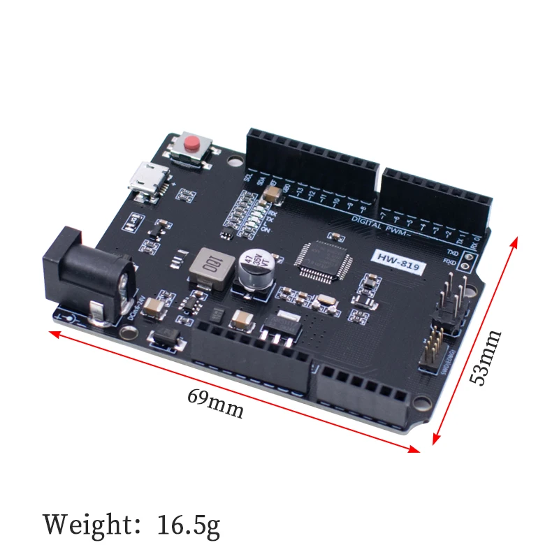 HW-819 SAMD21 M0 32 Bit ARM Cortex M0 Kernel Development Board for Arduino Zero