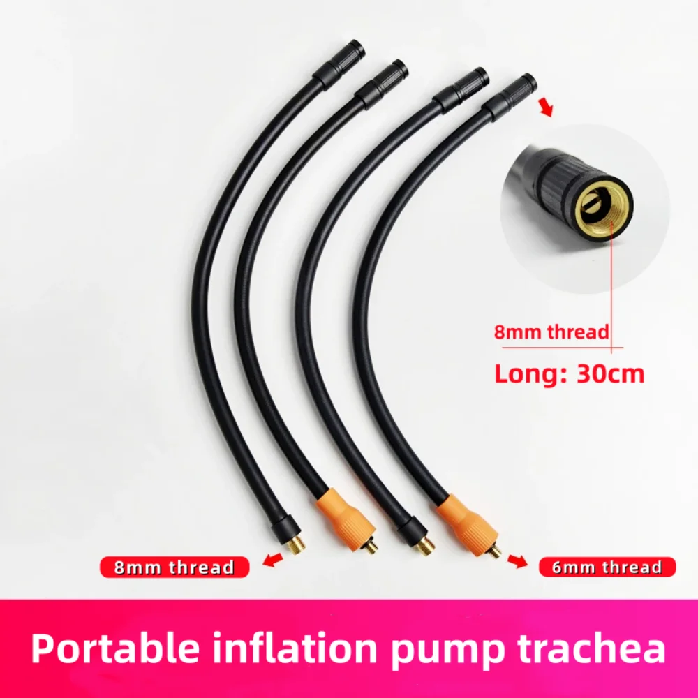 Inflatable Treasure Inflator Tube M6 Threaded Connection with Heat Resistant and Pressure Resistant Tube Tire Inflator Tube