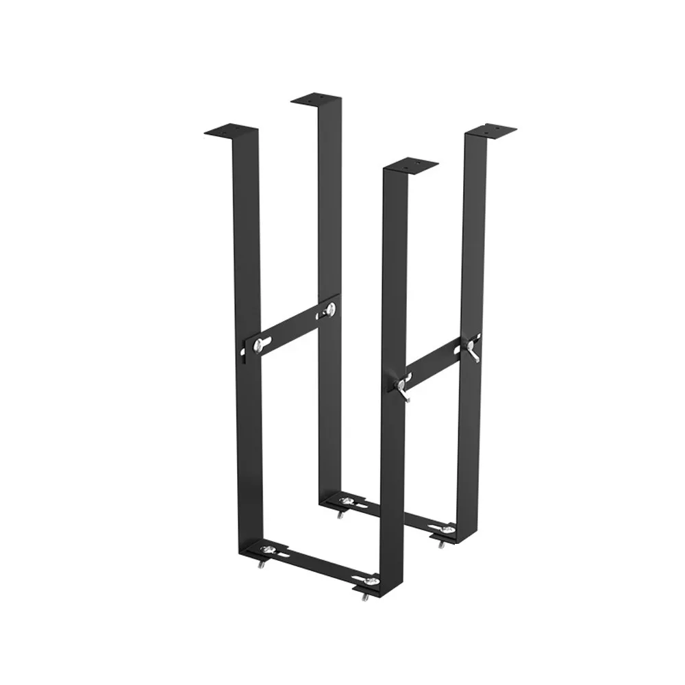 

Steel Universal PC Case Holder Sturdy Radiative Computer Mainframe Hanger Rustproof Under Desk PC Bracket Desktop Use