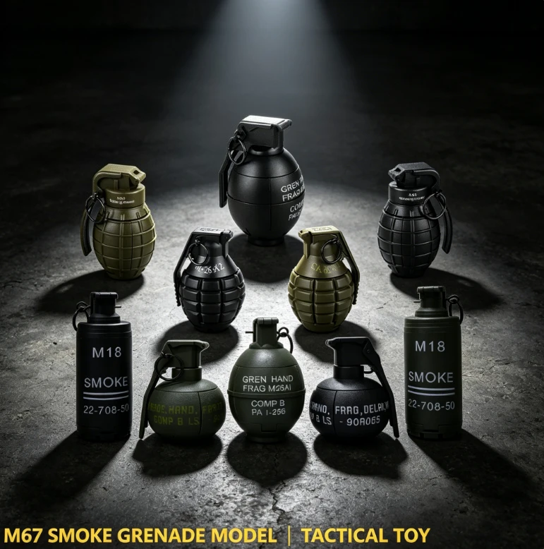 

M67 Smoke Grenade Model Toy Water Burst Novelty Toy 10 Styles Game Prop for Outdoor Play Summer Toy