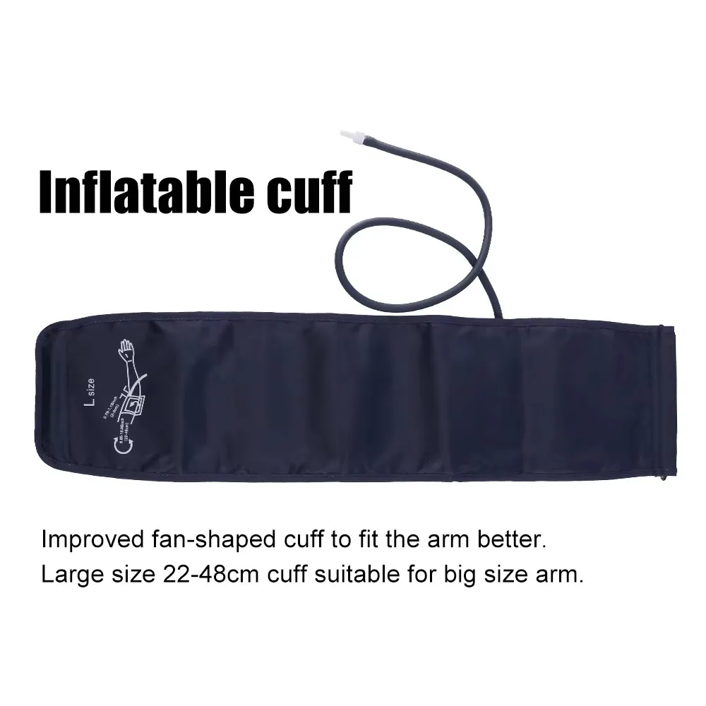 Arm Blood Pressure Single Cuff Manometer Sphygmomanometer Upper Armband 22-32/42/48cm Adult Child Infant for BP Patient Monitor