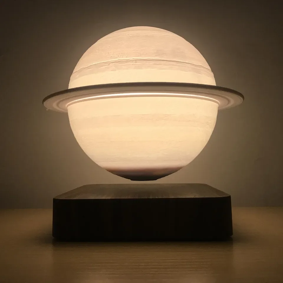 Magnetic Levitating Saturn Lamp Table Light For Christmas Gifts Home Decor Magnetic Levitating Moon Lamp