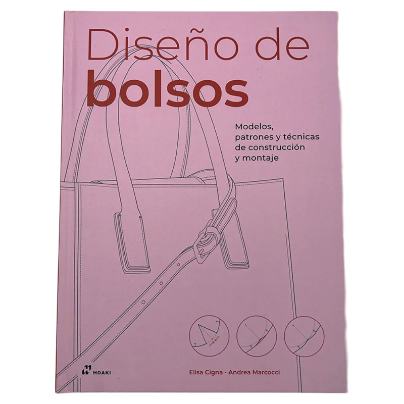 DISENO DE BOLSOS Bag Design, Model, Pattern, Construction, Assembly, and Sewing Techniques Book Spanish
