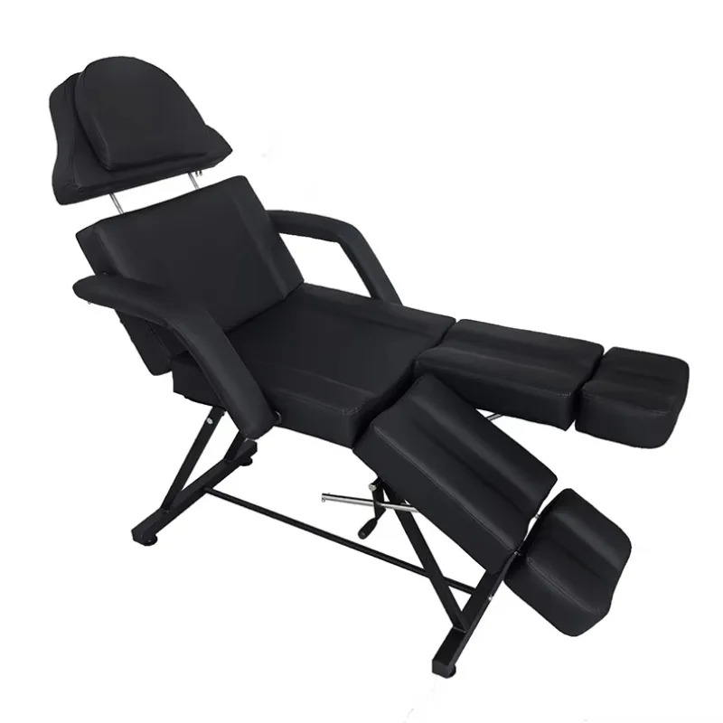 High Quality Low-priced Folding Salon Furniture Massage Bed Portable Massage Lash Bed  Multifunctional Tattoo Massage Table