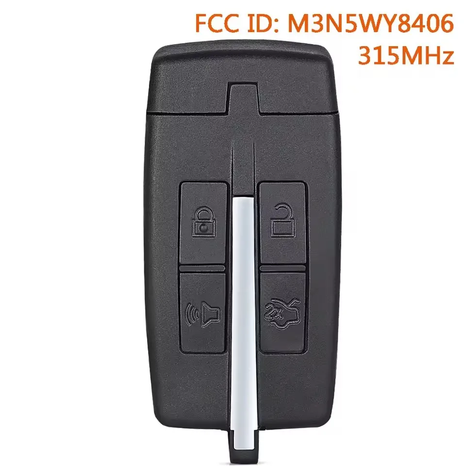

KEYECU M3N5WY8406 Remote Key Fob for Ford Taurus for Lincoln MKS MKT 09 2010 2011 2012 315MHz 164-R7032 164-R7034 AG1Z-15K6001-A