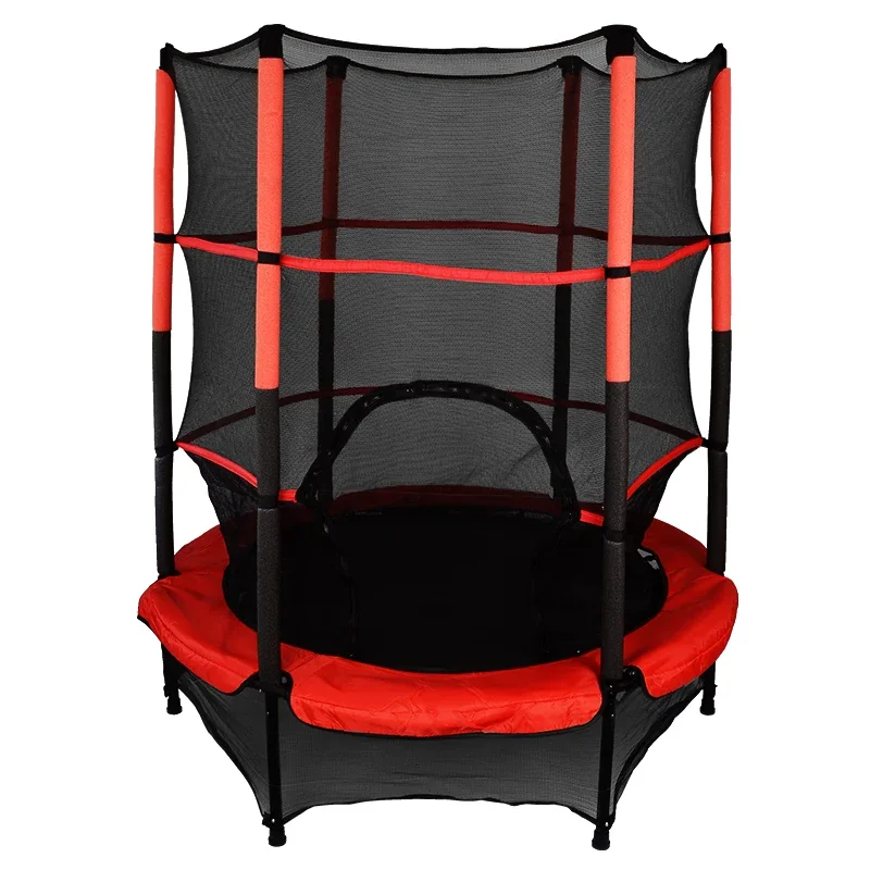 Trampoline manufacturer produces family fitness mini trampoline indoor children's trampoline with fence