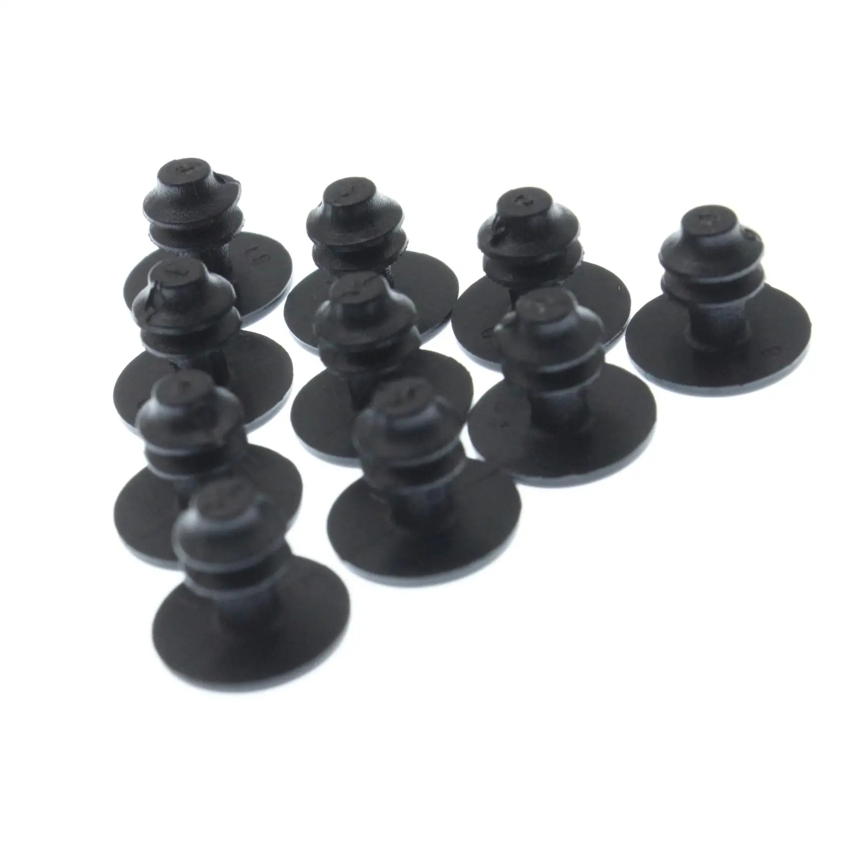 

10 pcs Weatherstrip Door Retainers Fasteners Pin for Acura MDX CL Honda Civic Odyssey 91567-S3M-000 Black Nylon Trim Clip