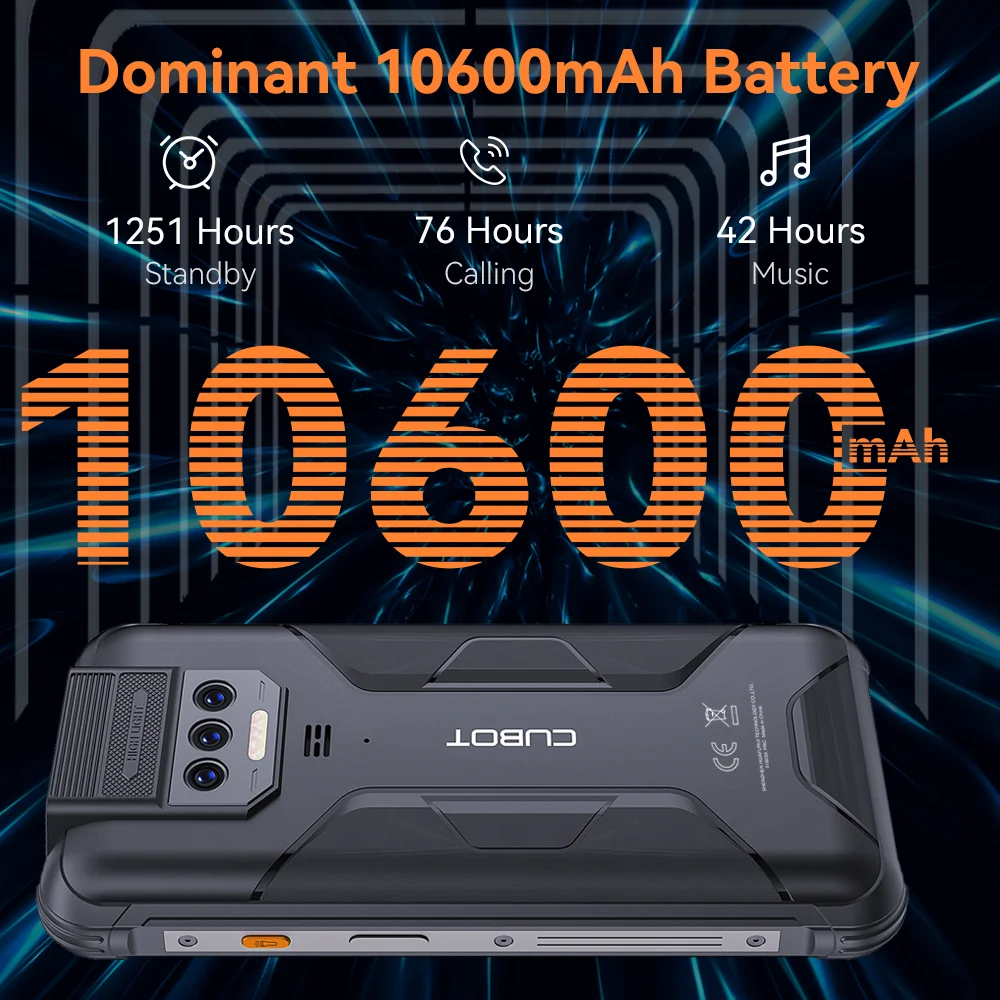 Cubot KingKong 8 12GB RAM 256GB Phone 10600mAh
