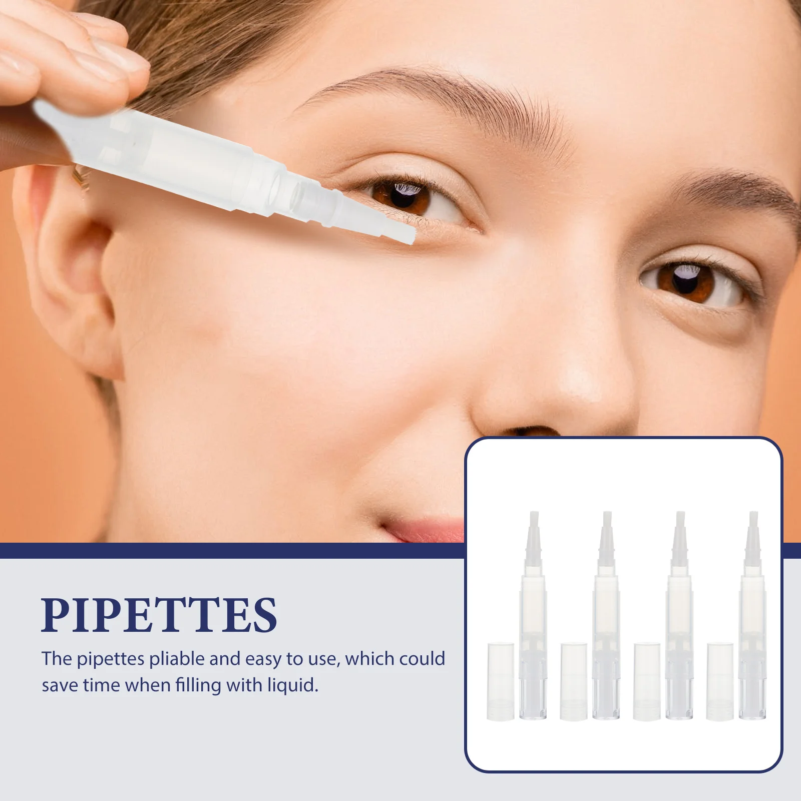 

4Pcs Empty Twisting Nail Polish Pen ABS Material Nail Nutrition Oil Lip Gloss Brush Applicator Portable Tool