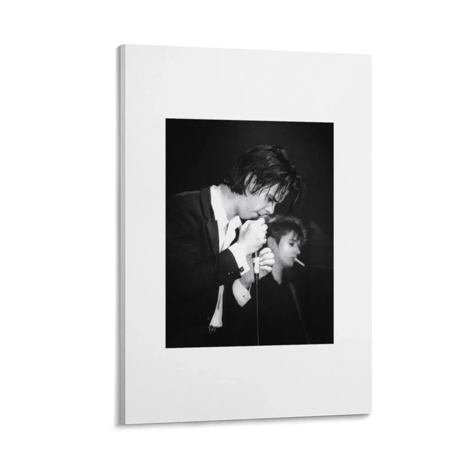 

Nick Cave & Blixa Bargeld. London 1988 Canvas Painting decorative pictures for living room Decoration wall room decorations