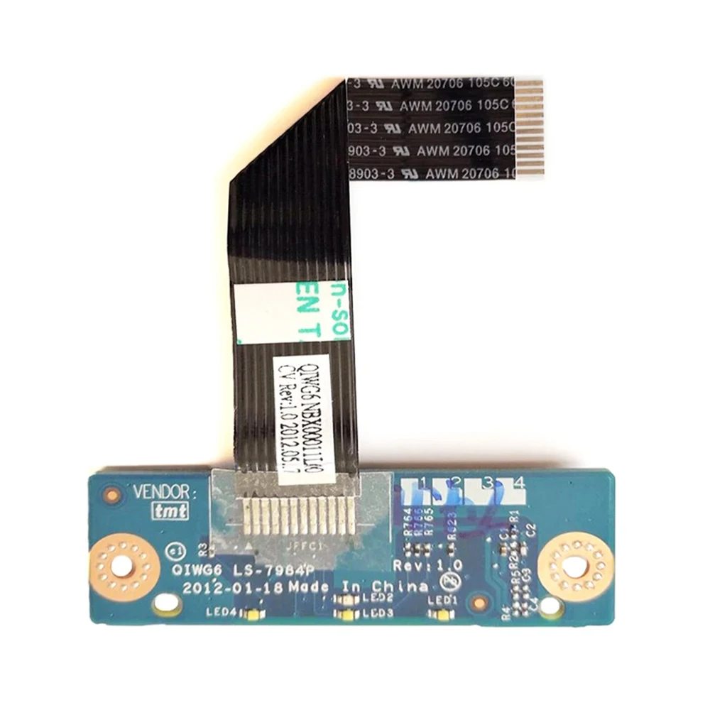 Original For Lenovo Ideapad G580 G585 Mouse Button Touchpad Button Board With Cable LS-7984P