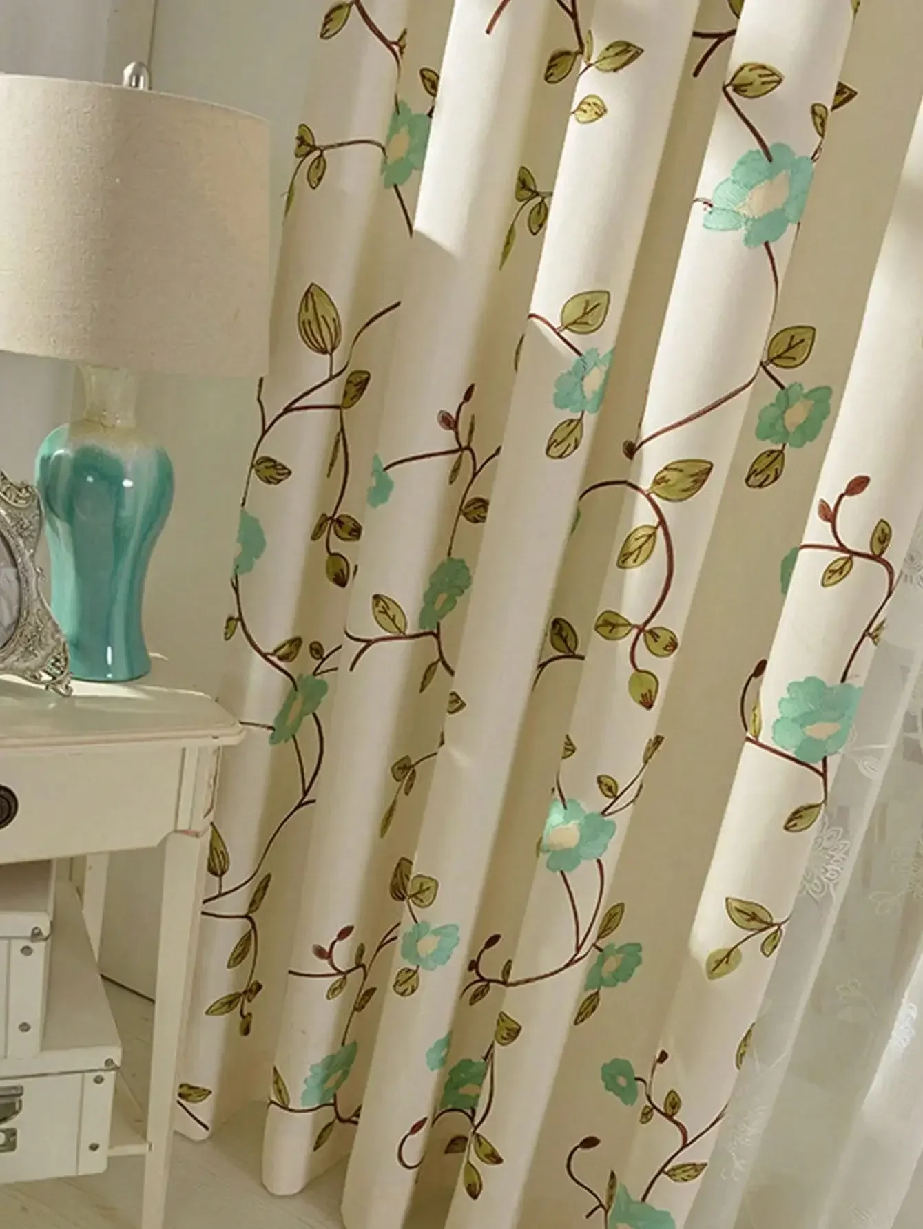 

Wedding Decoration Bedroom Curtains 1PC New European Style Modern Living Room