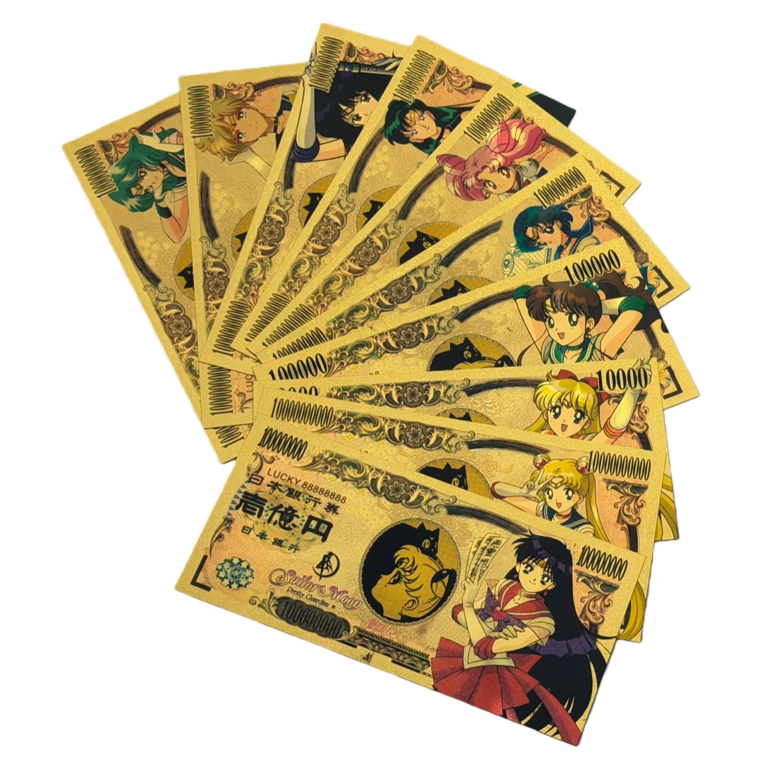 

Bandai 2026 15 types Sailor Moon Banknotes Anime Banknotes For Collection