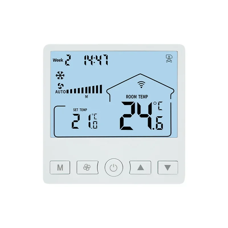 10A High Power Wifi Thermostat Room Temperature Controller Home Decor Central Air Fan Coil Intelligent Indoor Control Accessory