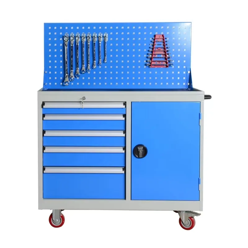 Tool Box Heavy Duty Cart Steel Rolling Tool Box with Lockable Door