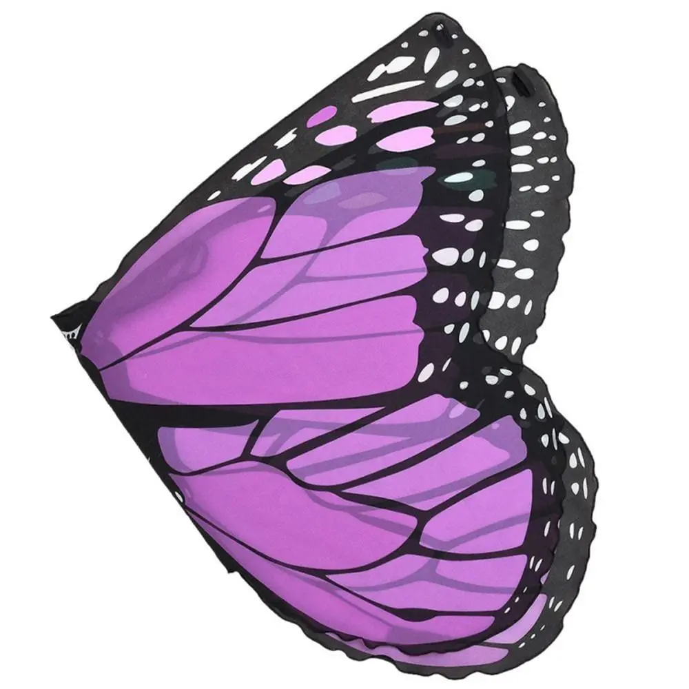 Halloween Fairy Cosplay Party Favor Butterfly Scarf  Cloak Costumes Accessory Butterfly Wings Shawl
