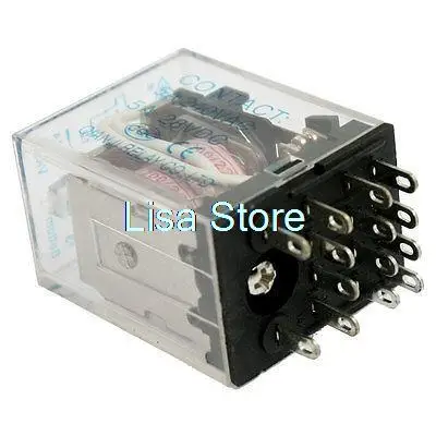 

HH54P AC 220V Coil 5A 240VAC 28VDC 14 Pin 4PDT General Purpose Relay