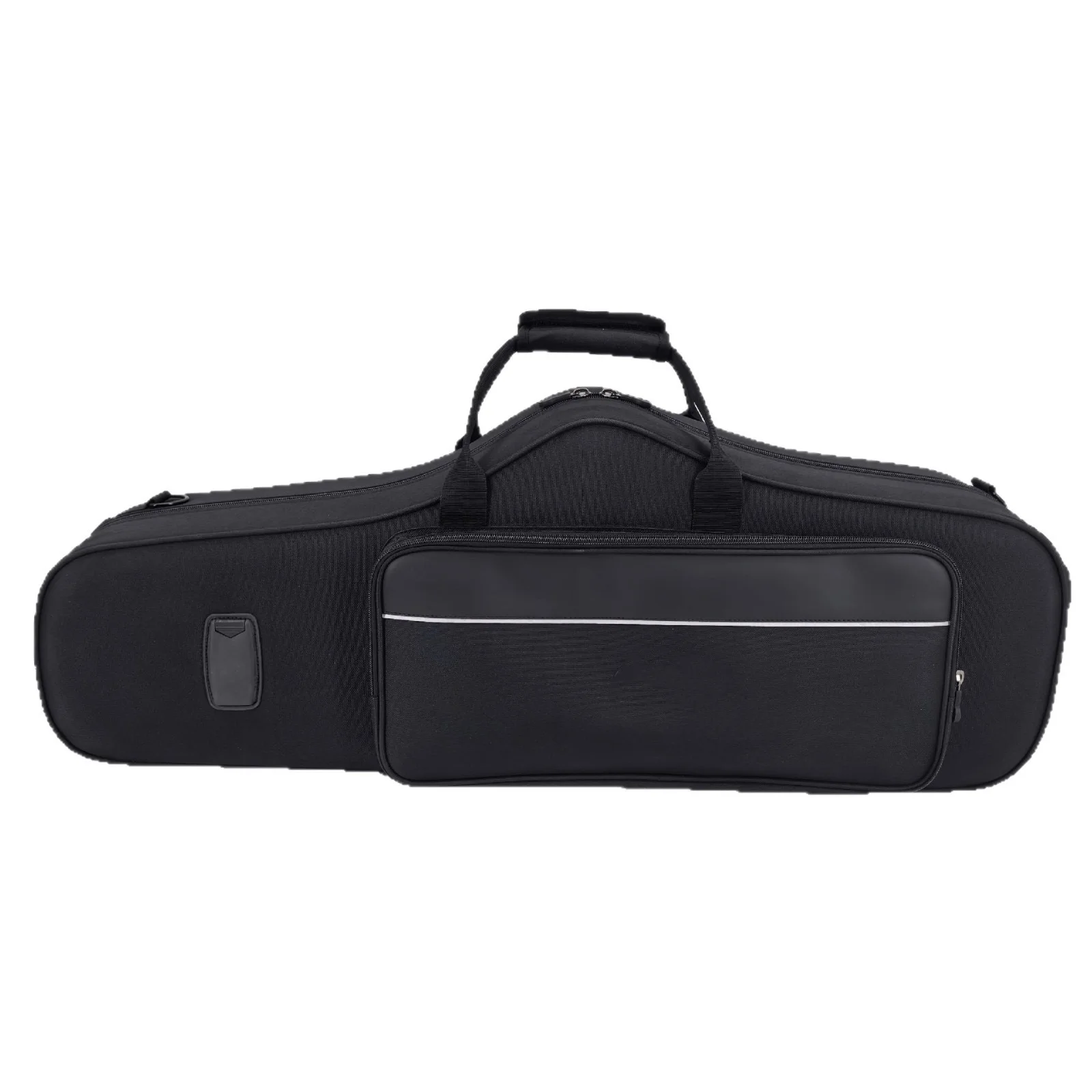 Portable Hard Case For Alto And Tenor Saxophone Shock‑Resistant Water‑Resistant With Accessory Compartment Shoulder Strap