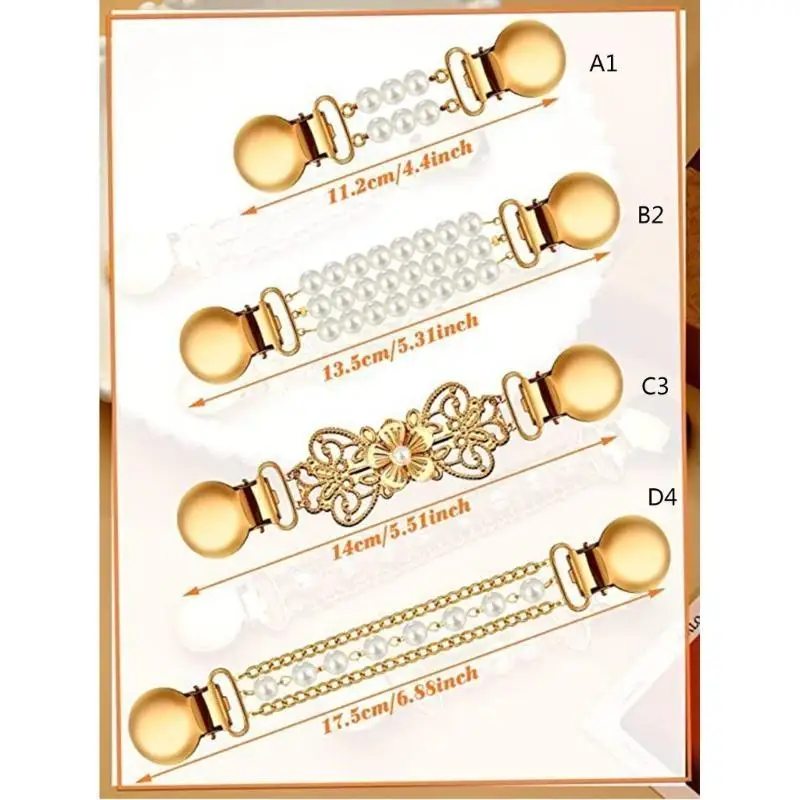 652F مقاطع طوق معدني للنساء خمر شال شال مقطع سترة دبوس مقطع بروش