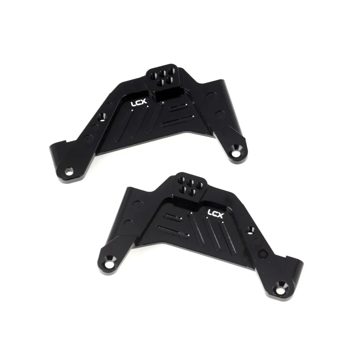 LCX Racing 1/10 RC Crawler CNC Aluminum Front Rear Shock Tower Set Shock Mount for Axial SCX10 III Upgrades Parts Accessories